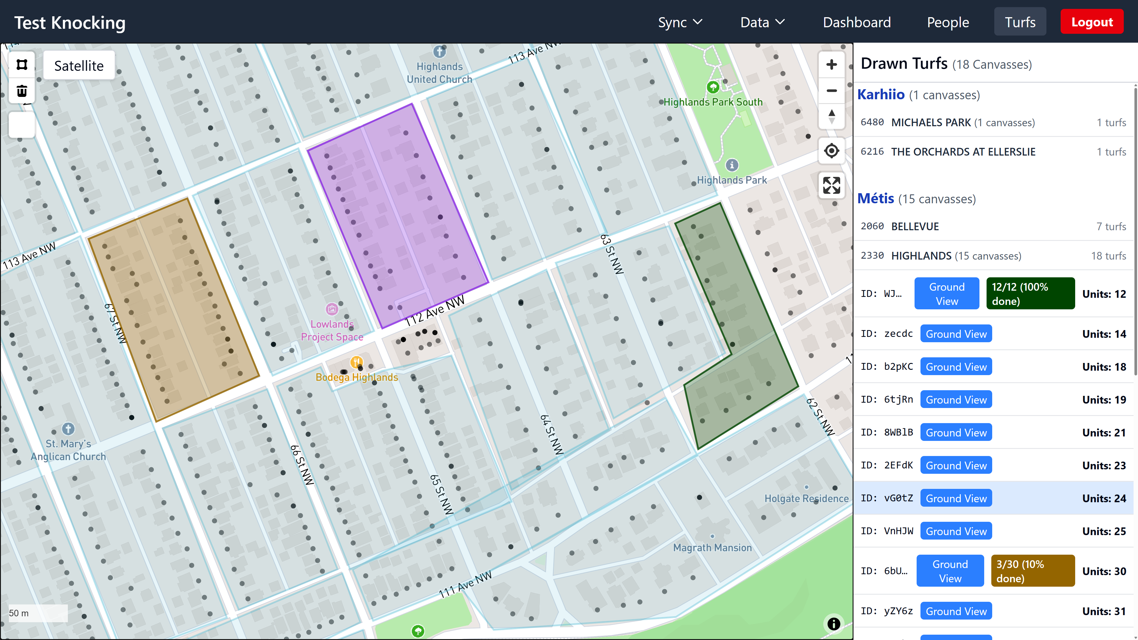 Edmonton Mayoral Campaign Canvassing & BI App